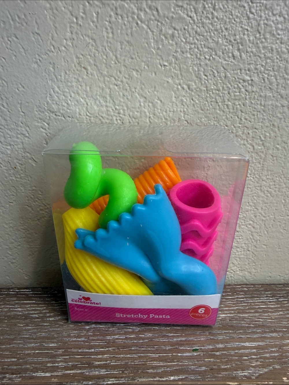 Celebrate! Stretchy 6 Piece Pasta Sensory Fidget Toy – NWT
